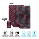 Rumpl Fleece Puffy Blanket - Puzzled Fig Fleece Puffy Blanket - Puzzled Fig | Rumpl Blankets For Everywhere Printed Fleece Puffy