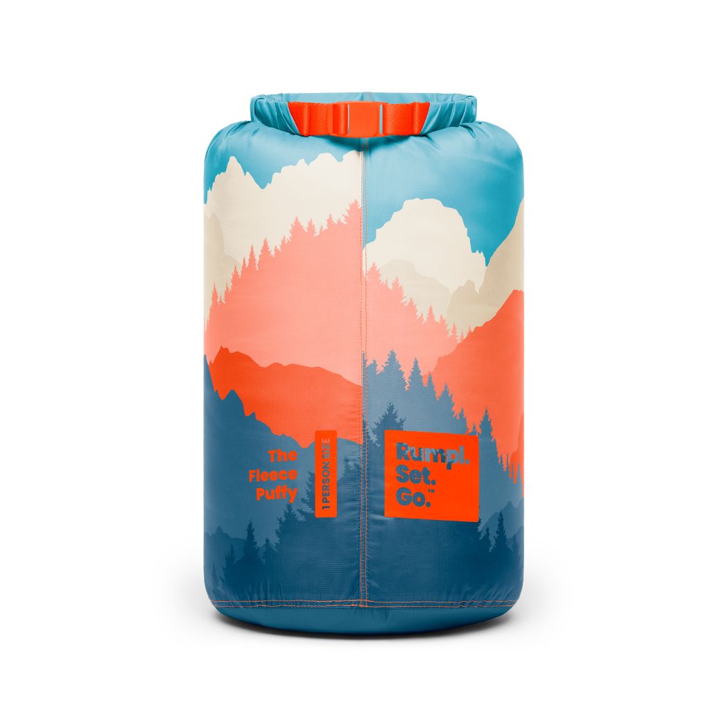 Rumpl Fleece Puffy Blanket - Teton Glow Fleece Puffy Blanket - Teton Glow | Rumpl Blankets For Everywhere Printed Fleece Puffy