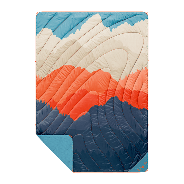 Rumpl Fleece Puffy Blanket - Teton Glow Fleece Puffy Blanket - Teton Glow | Rumpl Blankets For Everywhere Printed Fleece Puffy