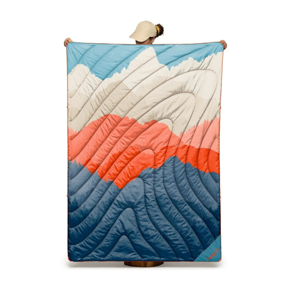 Rumpl Fleece Puffy Blanket - Teton Glow Fleece Puffy Blanket - Teton Glow | Rumpl Blankets For Everywhere Printed Fleece Puffy