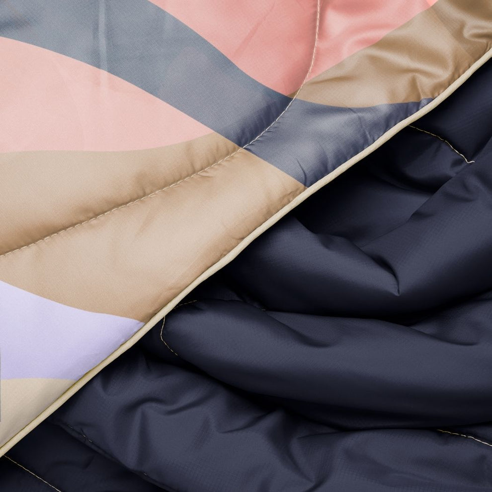 Rumpl Fleece Puffy Blanket - Valley Dawn Fleece Puffy Blanket - Valley Dawn | Rumpl Blankets For Everywhere Printed Fleece Puffy