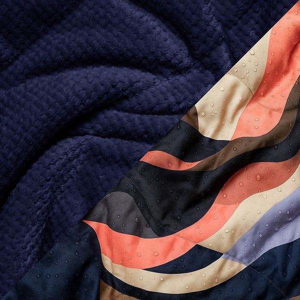 Rumpl Fleece Puffy Blanket - Valley Dawn Fleece Puffy Blanket - Valley Dawn | Rumpl Blankets For Everywhere Printed Fleece Puffy