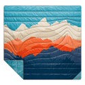 Rumpl Fleece Puffy 2 Person Blanket - Teton Glow Fleece Puffy 2 Person Blanket - Teton Glow | Rumpl Blankets For Everywhere Printed Fleece Puffy