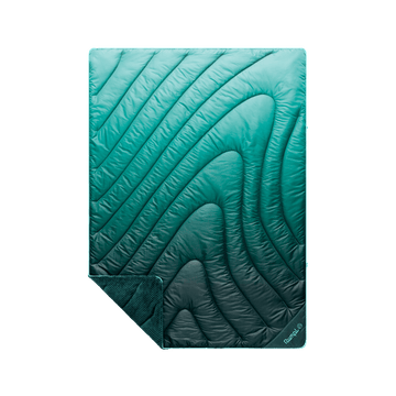 Rumpl Fleece Puffy Throw Blanket - Jade Fade Fleece Puffy Throw Blanket - Jade Fade | Rumpl Blankets For Everywhere Printed Fleece Puffy