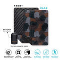 Rumpl Fleece Puffy Throw Blanket - Puzzled Black Fleece Puffy Throw Blanket - Puzzled Black | Rumpl Blankets For Everywhere Printed Fleece Puffy