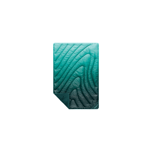 Rumpl Fleece Puffy Mini Blanket - Jade Fade Fleece Puffy Mini Blanket - Jade Fade | Rumpl Blankets For Everywhere Printed Fleece Puffy