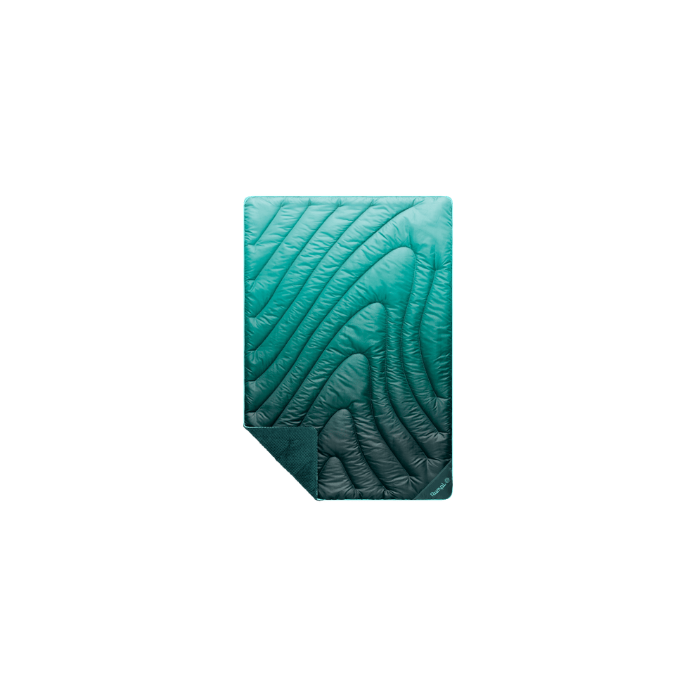 Rumpl Fleece Puffy Mini Blanket - Jade Fade Fleece Puffy Mini Blanket - Jade Fade | Rumpl Blankets For Everywhere Printed Fleece Puffy