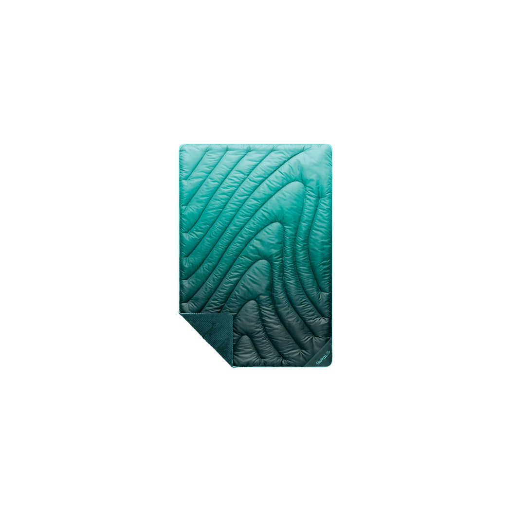 Rumpl Fleece Puffy Mini Blanket - Jade Fade Fleece Puffy Mini Blanket - Jade Fade | Rumpl Blankets For Everywhere Printed Fleece Puffy