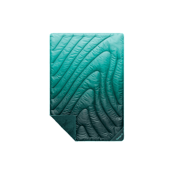 Rumpl Fleece Puffy Mini Blanket - Jade Fade Fleece Puffy Mini Blanket - Jade Fade | Rumpl Blankets For Everywhere Printed Fleece Puffy