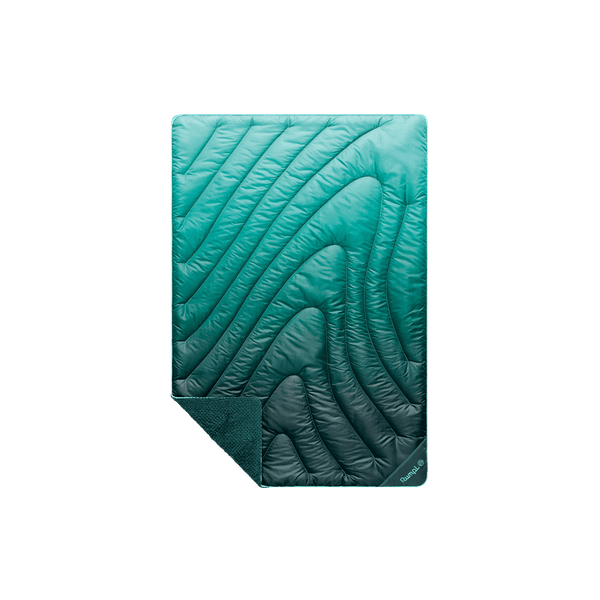 Fleece Puffy Mini Blanket - Jade Fade