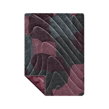 Rumpl Fleece Puffy Throw Blanket - Puzzled Fig Fleece Puffy Throw Blanket - Puzzled Fig | Rumpl Blankets For Everywhere Printed Fleece Puffy