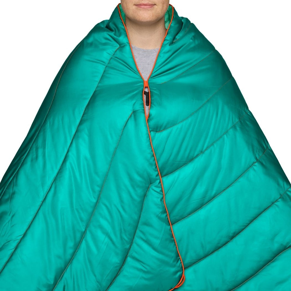 Rumpl Original Puffy Blanket - Aqua Outer Banks Original Puffy Blanket - Aqua Outer Banks | Rumpl Blankets For Everywhere Printed Original