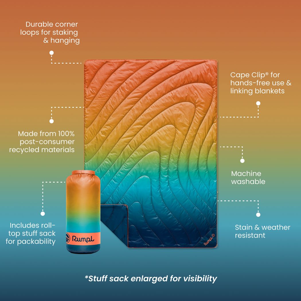 Original Puffy Blanket - Baja Fade| Rumpl Blankets For Everywhere
