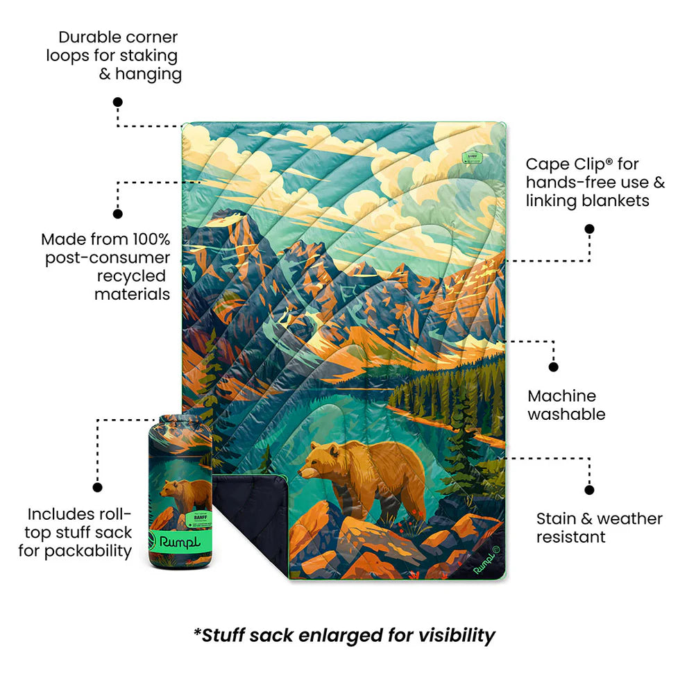 Original Puffy Blanket - Banff National Park