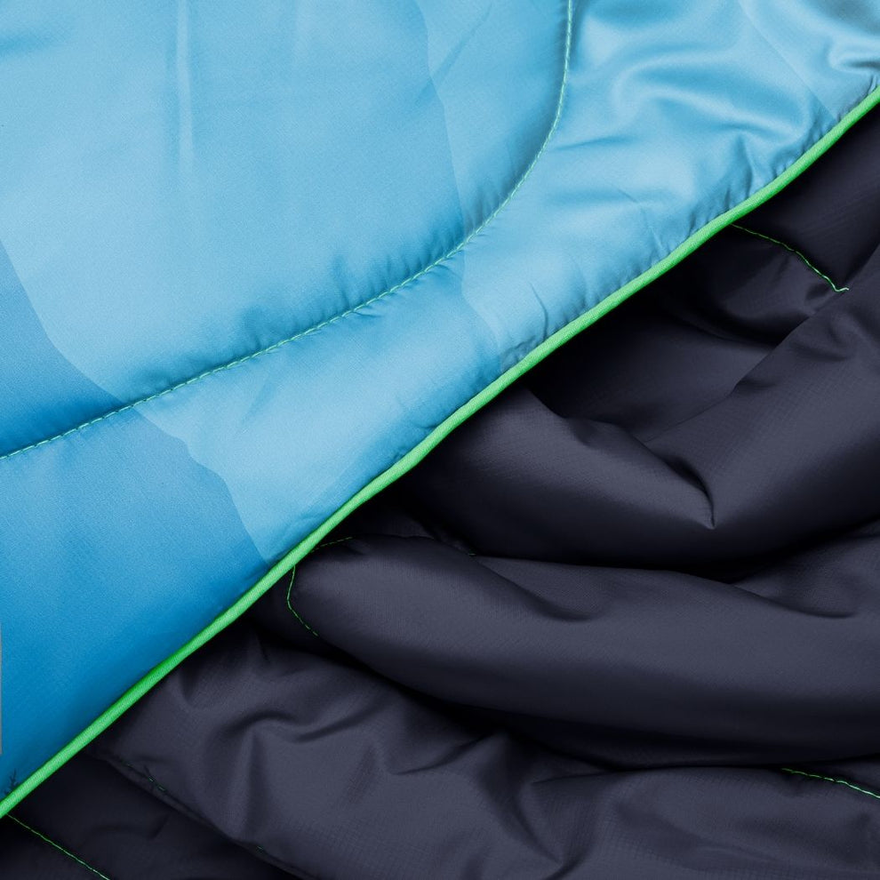 Rumpl Original Puffy Blanket - Blue Ridge Fade Original Puffy Blanket - Blue Ridge Fade | Rumpl Blankets For Everywhere Printed Original