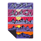 Rumpl Original Puffy Blanket - Bryce Wong - Mountain Migration Original Puffy Blanket - Mountain Migration | Rumpl Blankets For Everywhere Printed Original