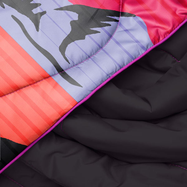 Rumpl Original Puffy Blanket - Bryce Wong - Mountain Migration Original Puffy Blanket - Mountain Migration | Rumpl Blankets For Everywhere Printed Original