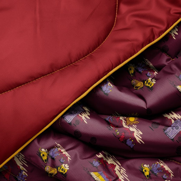 Rumpl Original Puffy Blanket - Cherry Desert Cheers Original Puffy Blanket - Cherry Desert Cheers | Rumpl Blankets For Everywhere Printed Original