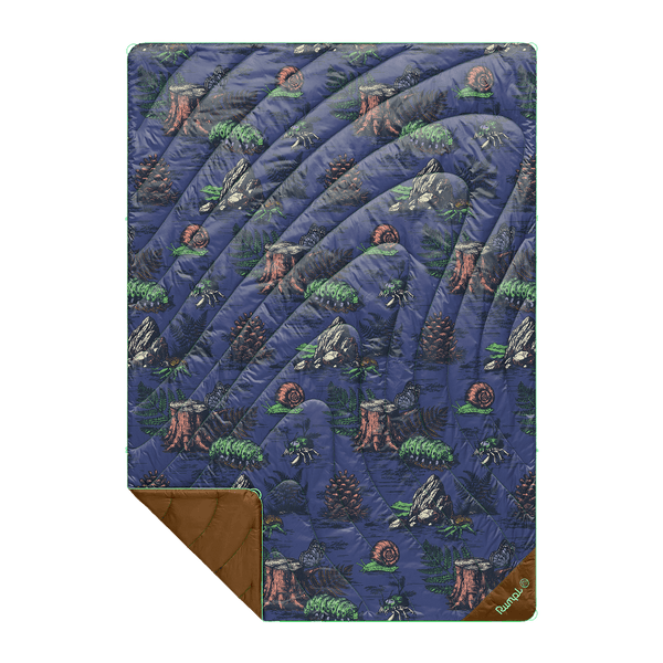 Rumpl Original Puffy Blanket - Forest Floor Original Puffy Blanket - Forest Floor | Rumpl Blankets For Everywhere Printed Original
