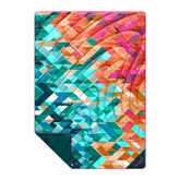 Rumpl Original Puffy Blanket - Geo Cool Geo Blankets | Rumpl Blankets For Everywhere Printed Original