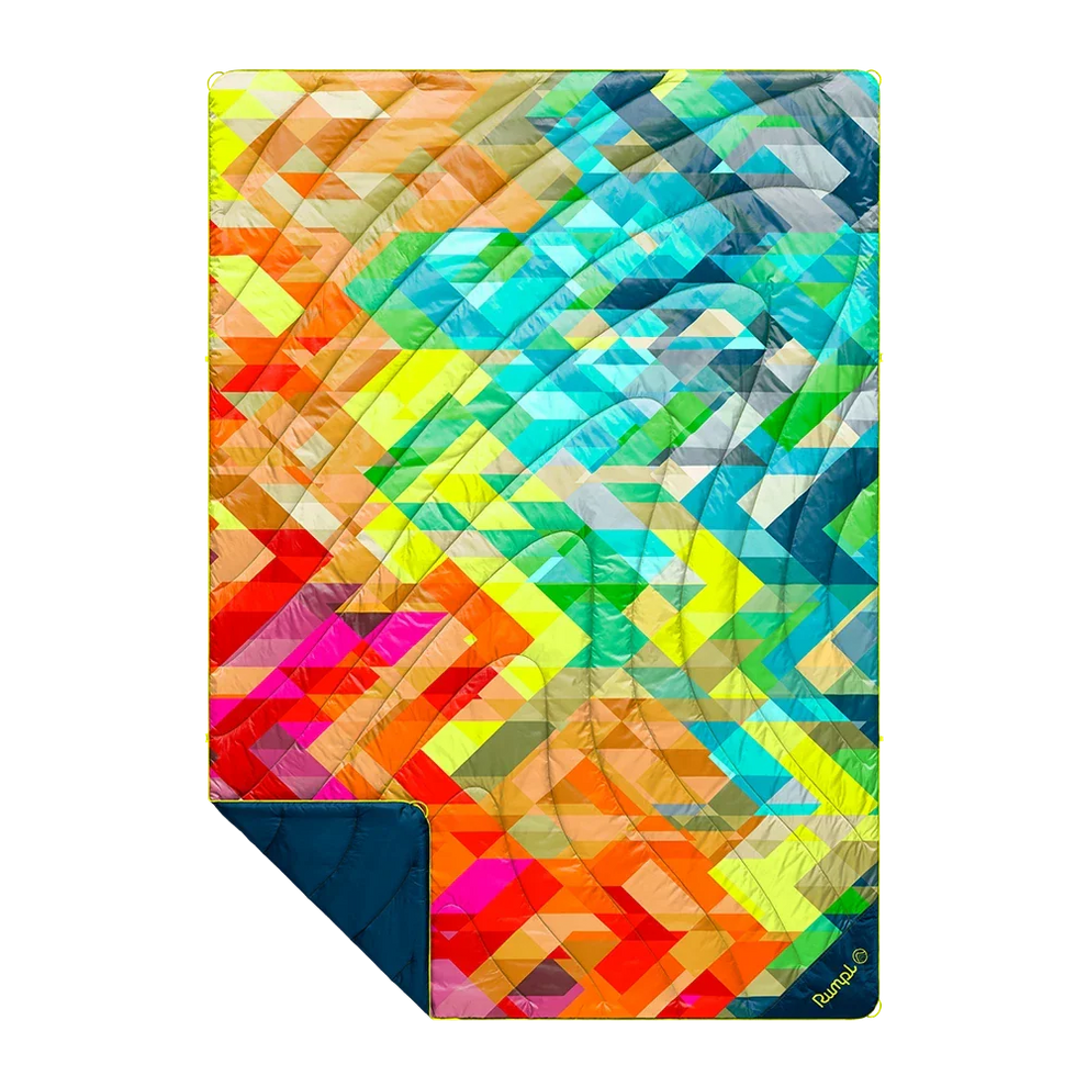 Rumpl Original Puffy Blanket - Geo Fresh Original Puffy Blanket - Geo Fresh | Rumpl Blankets For Everywhere Printed Original