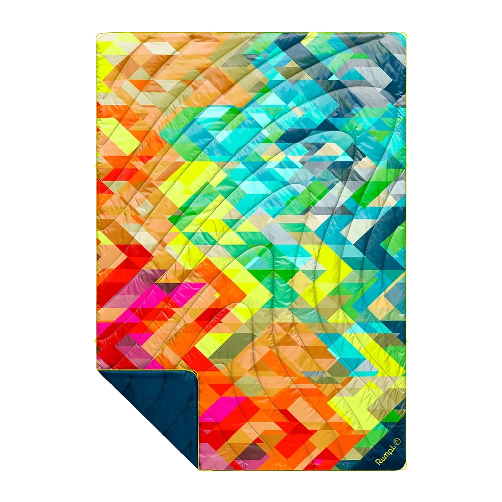 Rumpl Original Puffy Blanket - Geo Fresh Original Puffy Blanket - Geo Fresh | Rumpl Blankets For Everywhere Printed Original