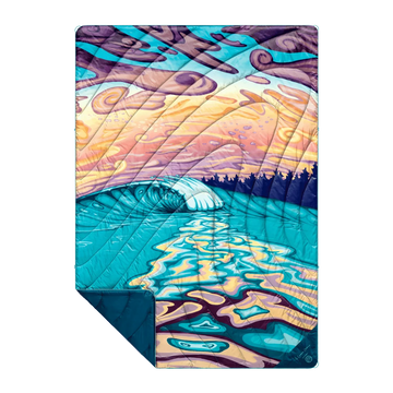 Original Puffy Blanket - Gianna Andrews - Tidal Reflections