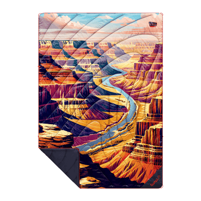 Rumpl Original Puffy Blanket - Grand Canyon National Park Zion National Park Blanket | Rumpl Outdoor Blankets Printed Original