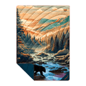 Rumpl Original Puffy Blanket - Great Smoky National Park Great Smoky National Park Blanket | Rumpl Blankets Printed Original