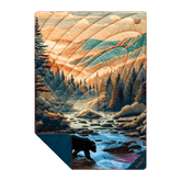 Rumpl Original Puffy Blanket - Great Smoky National Park Great Smoky National Park Blanket | Rumpl Blankets Printed Original