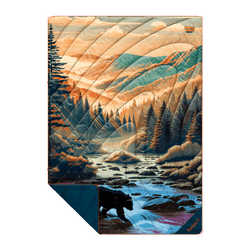 Rumpl Original Puffy Blanket - Great Smoky National Park Great Smoky National Park Blanket | Rumpl Blankets Printed Original