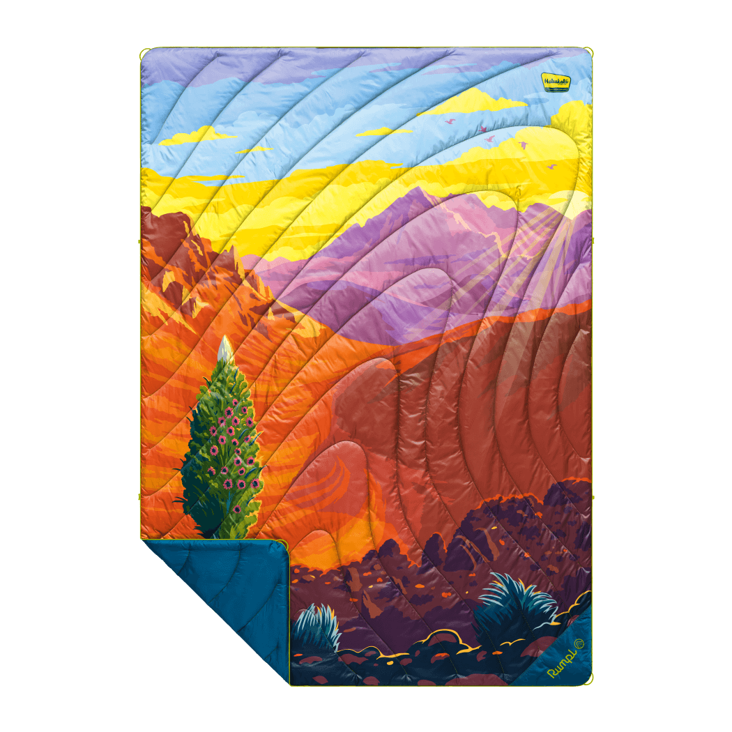 Rumpl Original Puffy Blanket - Haleakala National Park Original Puffy Blanket - Haleakala National Park | Rumpl Blankets For Everywhere Printed Original