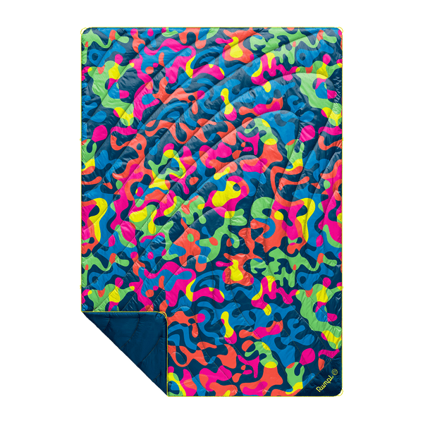 Rumpl Original Puffy Blanket - Hyper Abstraction Original Puffy Blanket - Hyper Abstraction | Rumpl Blankets For Everywhere Printed Original