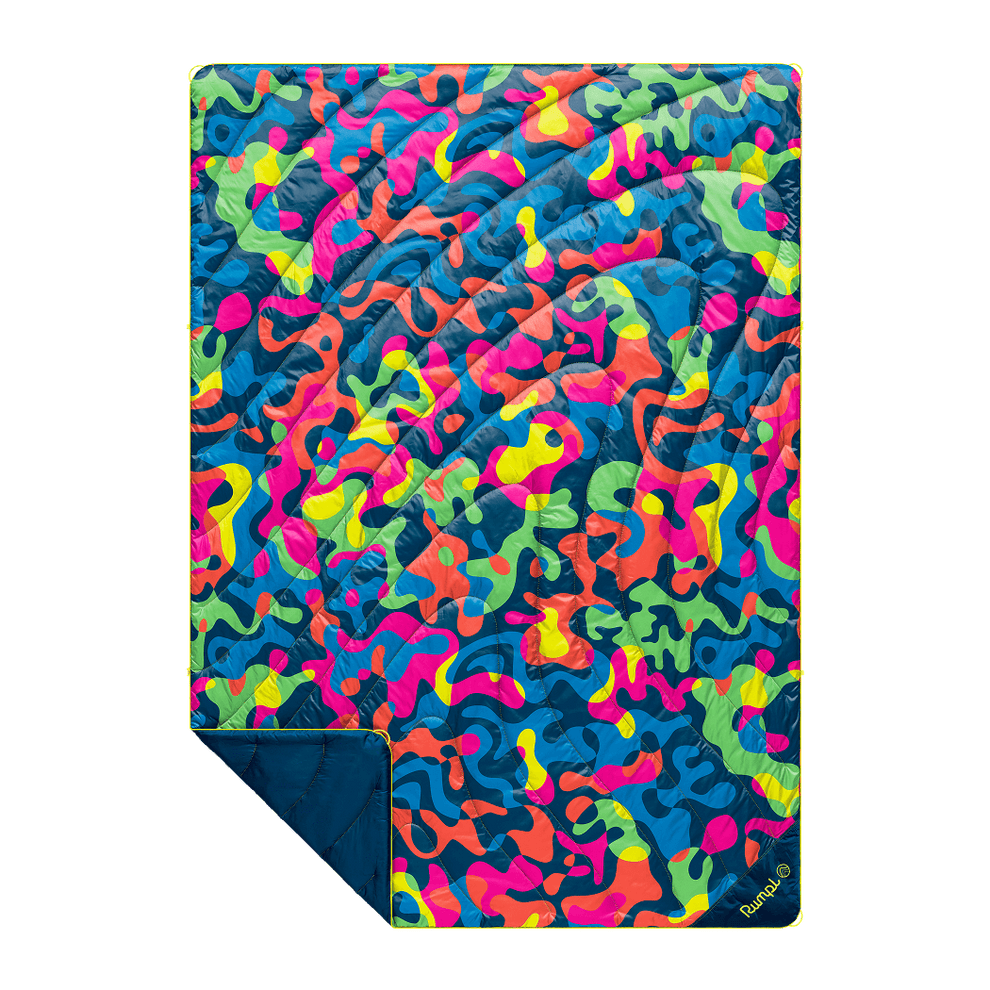 Rumpl Original Puffy Blanket - Hyper Abstraction Original Puffy Blanket - Hyper Abstraction | Rumpl Blankets For Everywhere Printed Original