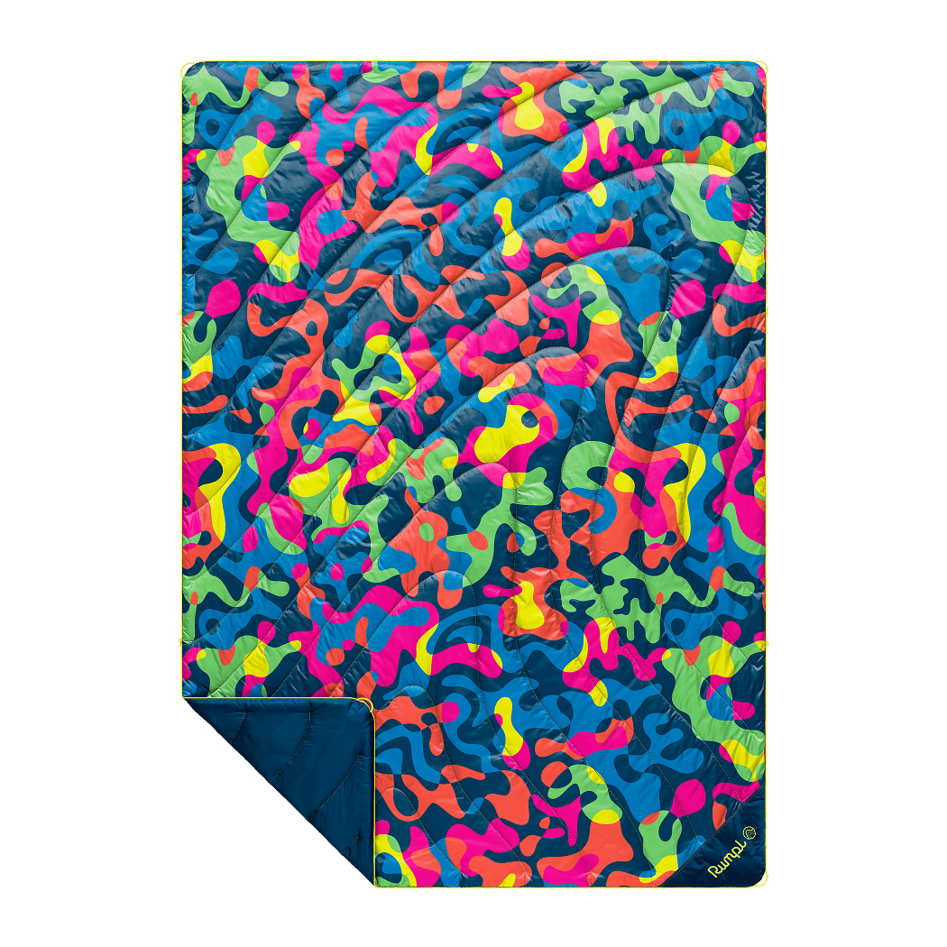 Rumpl Original Puffy Blanket - Hyper Abstraction Original Puffy Blanket - Hyper Abstraction | Rumpl Blankets For Everywhere Printed Original