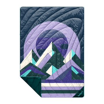 Rumpl Original Puffy Blanket - Lavender Peak Eclipse Original Puffy Blanket - Lavender Peak Eclipse | Rumpl Blankets for Everywhere Printed Original