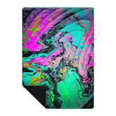 Rumpl Original Puffy Blanket - Liquid Neon Original Puffy Blanket - Liquid Neon | Rumpl Blankets For Everywhere Printed Original