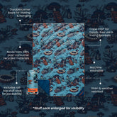 Rumpl Original Puffy Blanket - Magic Mushrooms Original Puffy Blanket - Magic Mushrooms | Rumpl Blankets For Everywhere Printed Original