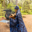 Rumpl Original Puffy Blanket - Midnight Flare Original Puffy Blanket - Midnight Flare | Rumpl Blankets For Everywhere Printed Original