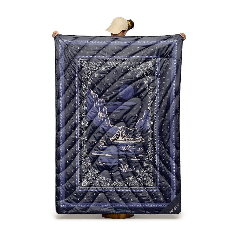 Rumpl Original Puffy Blanket - Midnight Mesa Bandana Original Puffy Blanket - Midnight Mesa Bandana | Rumpl Blankets For Everywhere Printed Original
