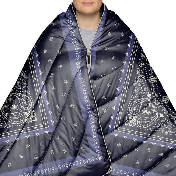 Rumpl Original Puffy Blanket - Midnight Mesa Bandana Original Puffy Blanket - Midnight Mesa Bandana | Rumpl Blankets For Everywhere Printed Original