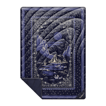 Rumpl Original Puffy Blanket - Midnight Mesa Bandana Original Puffy Blanket - Midnight Mesa Bandana | Rumpl Blankets For Everywhere Printed Original