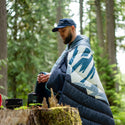 Rumpl Original Puffy Blanket - Midnight Mountain Peak Original Puffy Blanket - Midnight Mountain Peak | Rumpl Blankets For Everywhere Printed Original