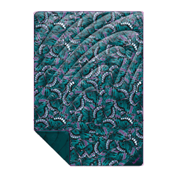 Original Puffy Blanket - Mint Green Butterflies