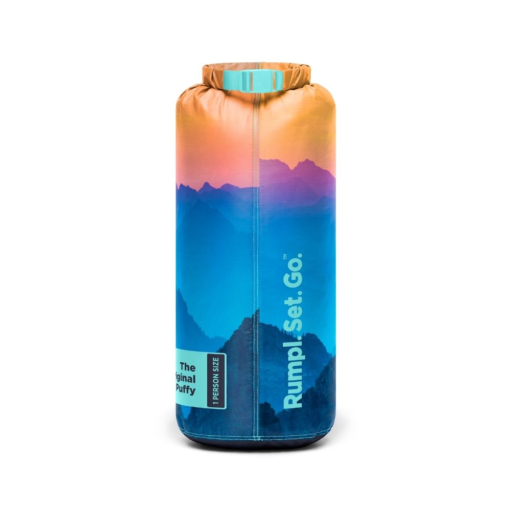 Rumpl Original Puffy Blanket - Misty Peaks Mountainscape Original Puffy Blanket - Misty Peaks Mountainscape | Rumpl Blankets For Everywhere Printed Original