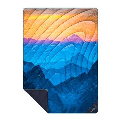 Rumpl Original Puffy Blanket - Misty Peaks Mountainscape Original Puffy Blanket - Misty Peaks Mountainscape | Rumpl Blankets For Everywhere Printed Original