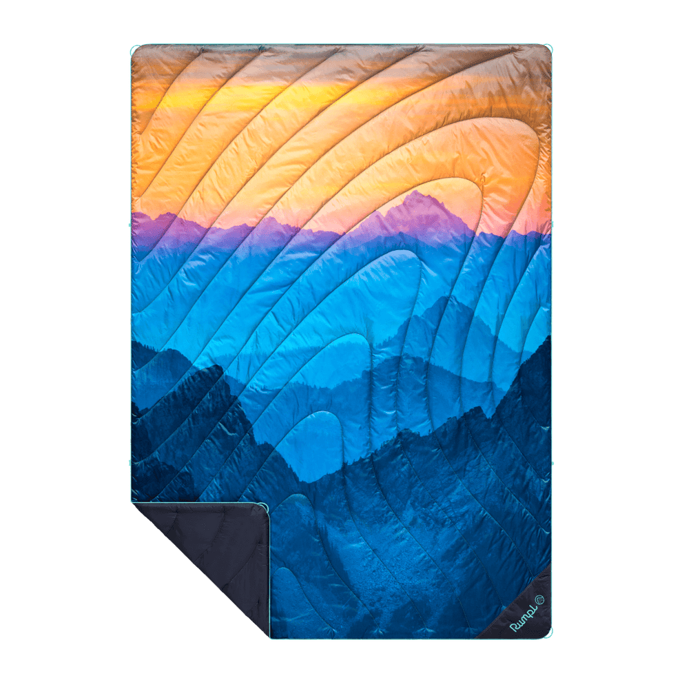 Rumpl Original Puffy Blanket - Misty Peaks Mountainscape Original Puffy Blanket - Misty Peaks Mountainscape | Rumpl Blankets For Everywhere Printed Original