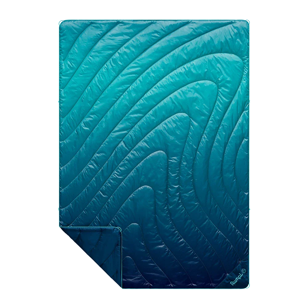 Rumpl Original Puffy Blanket - Ocean Fade Original Puffy Blanket - Ocean Fade| Rumpl Blankets For Everywhere Printed Original