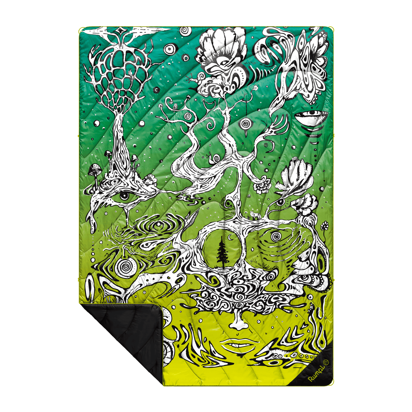 Rumpl Original Puffy Blanket - Out Of Sight Original Puffy Blanket - Out Of Sight | Rumpl Blankets For Everywhere Printed Original