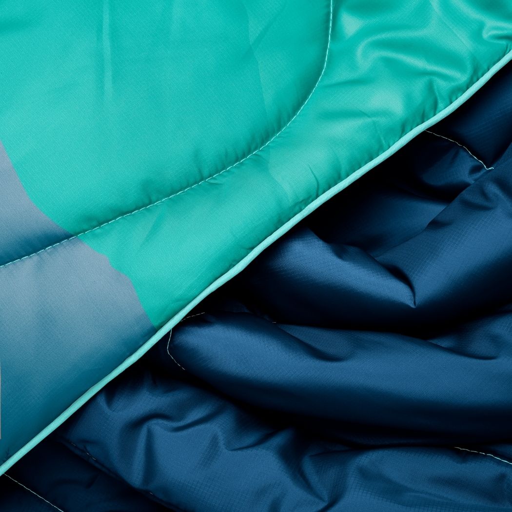 Rumpl Original Puffy Blanket - Seascape Ridge Mountains Original Puffy Blanket - Seascape Ridge Mountains | Rumpl Blankets For Everywhere Printed Original